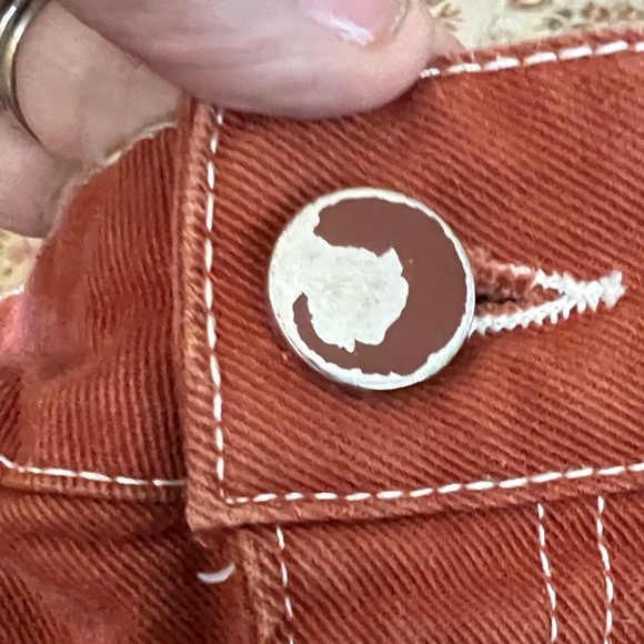 Zara TRF Collection Burnt Orange Skirt - Picture 6 of 7